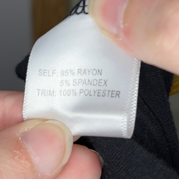 Rose & Olive Black Shirt with Lace and Flowers Detailing Holiday Wear - Picture 5 of 5